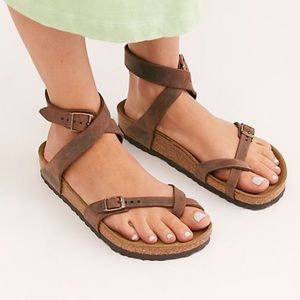 YARA oiled Leather Birkenstock Sandals